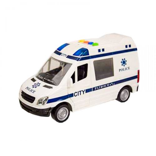 Машинка "Полиция" из серии "Автопром" (белая) (Автопром)