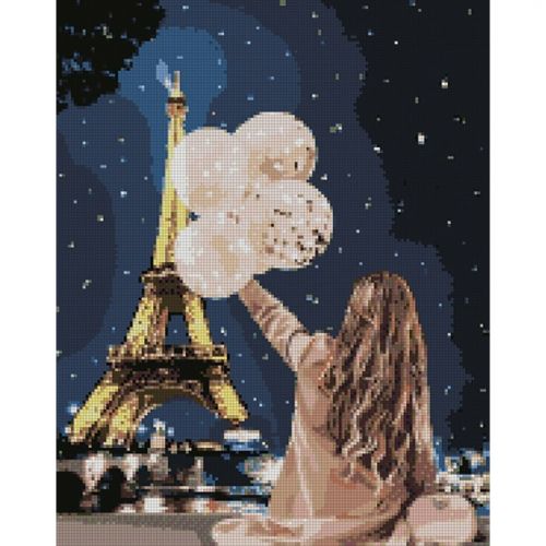 Алмазная мозаика "Вечер в Париже" (Идейка)