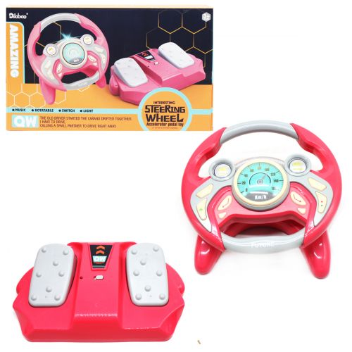 Інтерактивна іграшка "Руль", рожевий (MiC)