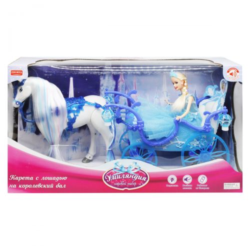 Інтерактивна іграшка "Карета принцеси" (з конячкою), рус (MiC)
