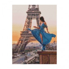 Алмазная мозаика "Парижанка"