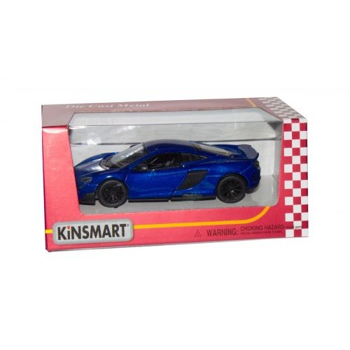 Машинка KINSMART "McLaren 675LT" (синя) (Kinsmart)