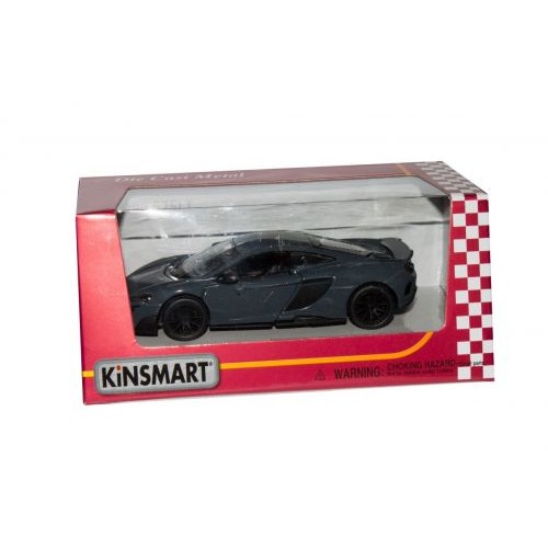Машинка KINSMART "McLaren 675LT" (серая) (Kinsmart)