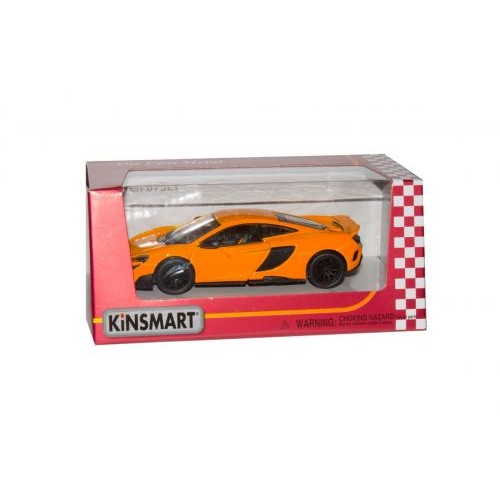 Машинка KINSMART "McLaren 675LT" (оранжевая) (Kinsmart)