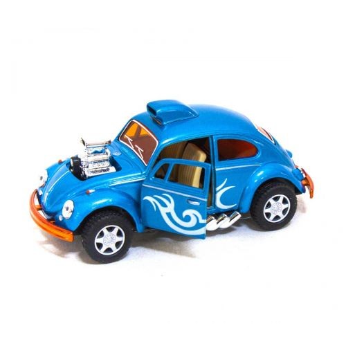 Машинка KINSMART "Volkswagen Beetle Custom-Dragracer" (голубая) (Kinsmart)