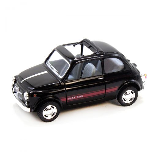Машинка KINSMART Fiat 500 (чорний) (Kinsmart)