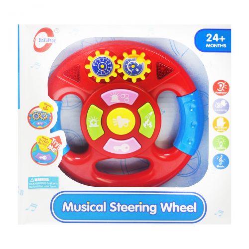 Руль "Musical Steering Wheel" (красный) (Jin Yu Feng)
