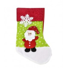 Рождественский носок для подарков "Санта"