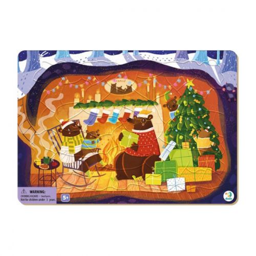 Пазл с рамкой "Рождественская сказка медвежат" (MiC)