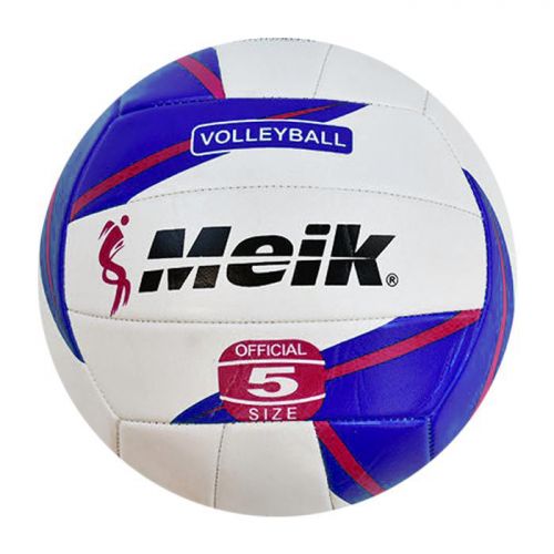 Волейбольний м'яч, білий з синім (MiC)