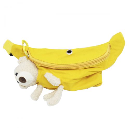 Сумка-бананка "Ведмедик", жовта (MiC)