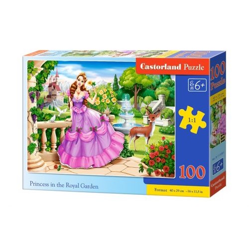 Пазлы "Принцесса в королевском саду", 100 элементов (Castorland)