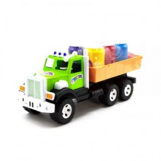Вантажівка з бочонками Фарго зелений