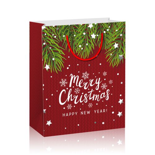 Подарунковий пакет "Merry Christmas", вид 1 (Malevaro)