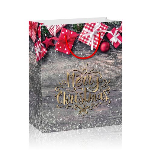 Подарунковий пакет "Merry Christmas", вид 2 (Malevaro)