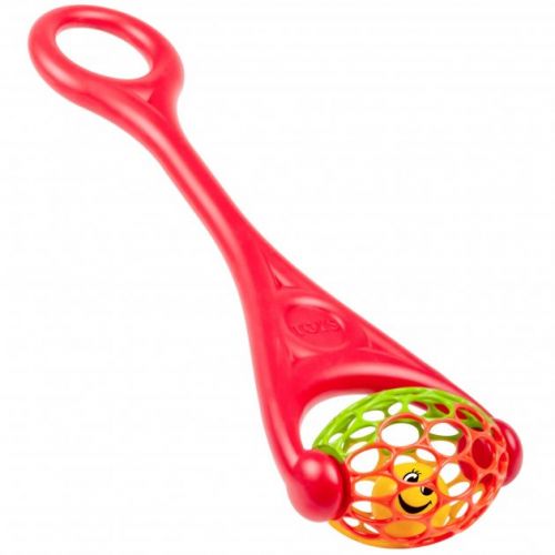 Игрушка для детей "Моя первая каталка" c мячиком (красная) (BeBeLino)