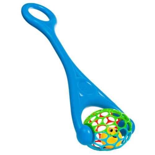 Іграшка для дітей "Моя перша каталка" c м'ячиком (синя) (BeBeLino)
