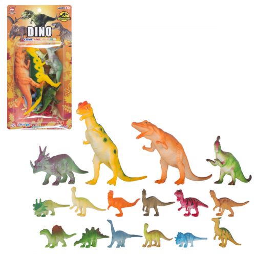 Набор фигурок "Динозавры", 16 шт (MiC)