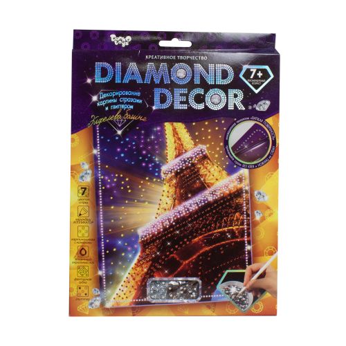 Набор для творчества "Diamond Decor: Эйфелева башня" (Dankotoys)