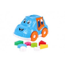 Машинка-сортер із фігурками (блакитна)