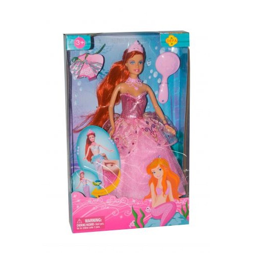 Кукла "Defa: принцесса русалка" (в розовом) (DEFA)