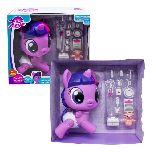 Поні "My happy pony" з набором лікаря, фіолетовий (MiC)