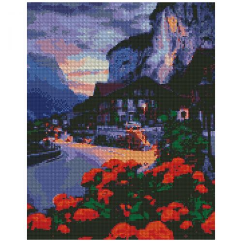 Алмазна мозаїка "Літо у Швейцарії" (Идейка)