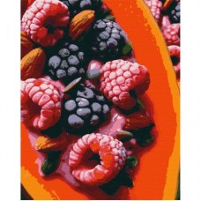 Картина по номерам "Фрукты-ягоды"