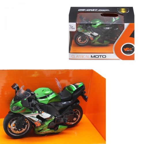 Мотоцикл "Classical moto", зеленый (MiC)