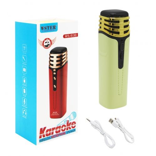 Безпровідний мікрофон-караоке, салатовий (MiC)