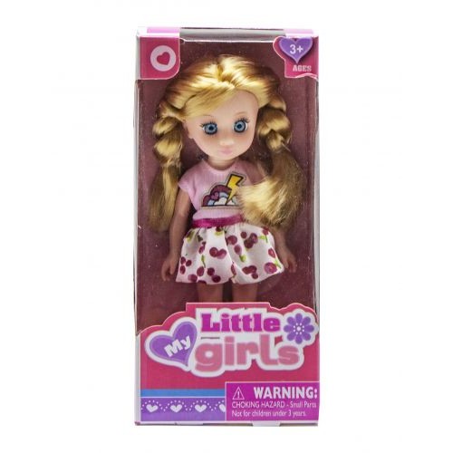 Кукла "Little girls" (розовый) (MiC)