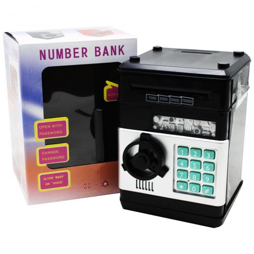 Сейф-копилка с кодовым замком "Number Bank" (MiC)