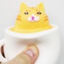 Іграшка антистрес "Кішка в чашці" біла (MiC)