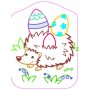 Розмальовки з кольоровим контуром "Великдень" (MiC)