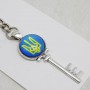 Брелок металлический "Ключ с гербом Украины" (MiC)