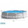 Каркасный бассейн, 366х76 см (Intex)