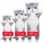 Іграшка-обіймашка "Сірий котик", 50 см