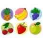 Кубики "Фрукти ТехноК" (4 кубика)