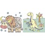 Водные раскраски "Древние животные" (укр) (Crystal Book)