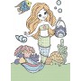 Великі водні розмальовки "В гостях у русалоньки" (укр) (Crystal Book)