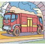 Водні розмальовки "Машини рятувальники" (укр) (Crystal Book)
