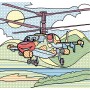 Водные раскраски "Боевые вертолёты" (укр) (Crystal Book)