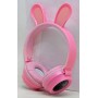 Навушники бездротові "Rabbit" (рожевий) (MiC)