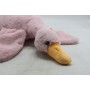 Мʼяка іграшка з пледом "Гусь-обіймусь", рожевий (Копиця)