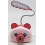Лампа настольная 3в1 "Мишка" (розовый) (MiC)