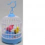 Іграшка на батарейках "Пташки в клітці" (блакитний) (MiC)
