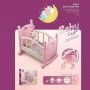 Ліжко для ляльки W 6909 B (12) 50х38х50 см, мобіль, посуд, пустушка, в коробці (Wandalong)