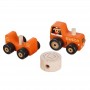 Деревянная игрушка "Трактор" с магнитным креплением (Cubika)