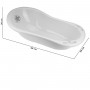 Ванночка для купания, 90 см (белая) (Технок)