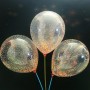 Кульки надувні кольорові 4шт + з наповнювачем 2шт (MiC)